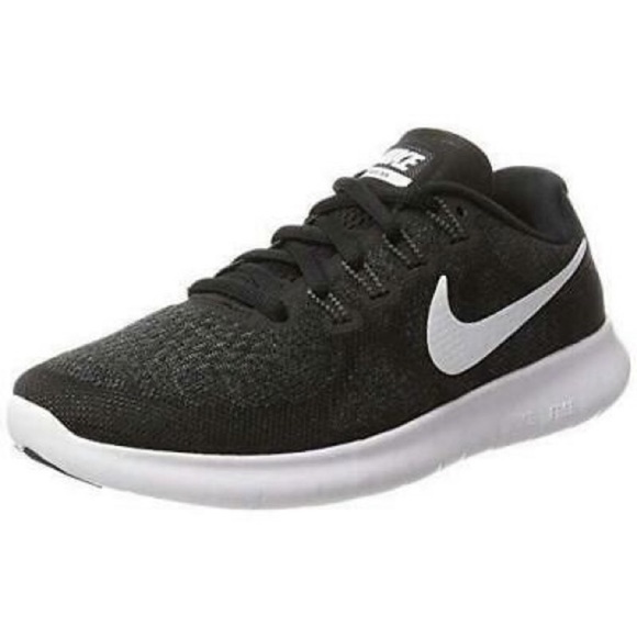 Nike free run flyknit running shoes black 5.5 - Picture 5 of 6